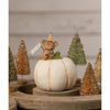 Happy Fall Mouse On Pumpkin by Bethany Lowe Designs