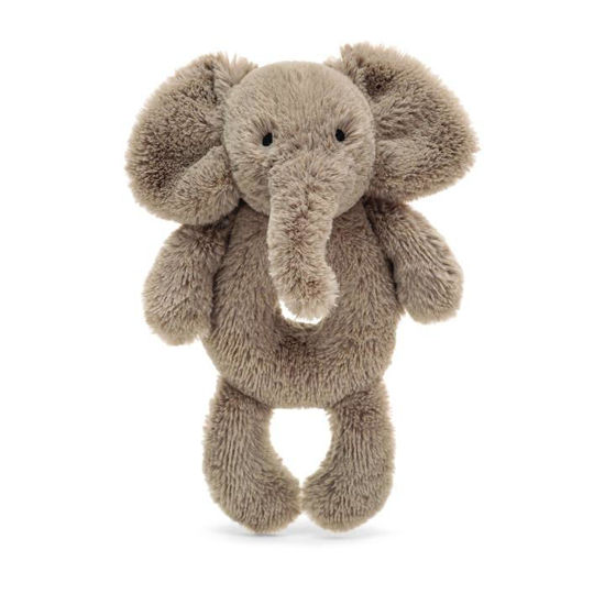 Smudge Elephant Ring Rattle by Jellycat