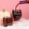 Just Keep Pouring Wine Glass by Totalee Gift