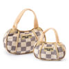 Checker Chewy Vuiton Handbag, Small by Haute Diggity Dog