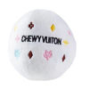 White Chewy Vuiton Ball, Large by Haute Diggity Dog