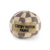 Checker Chewy Vuiton Ball, Small by Haute Diggity Dog