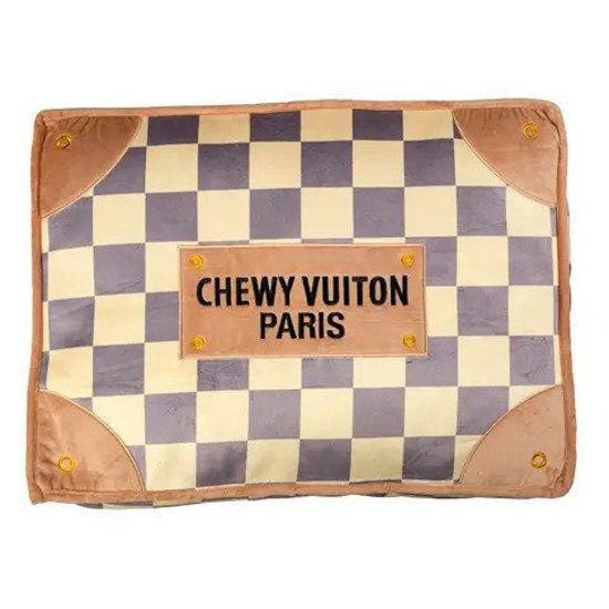 Checker Chewy Vuiton Bed, Medium by Haute Diggity Dog
