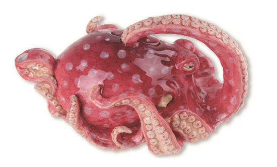 Red Octopus Teapot by Blue Sky Clayworks