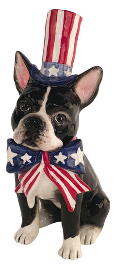 Boston Terrier Figurine by Blue Sky Clayworks