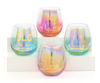 Stemless Wine Glass, 4 Asst by Giftcraft