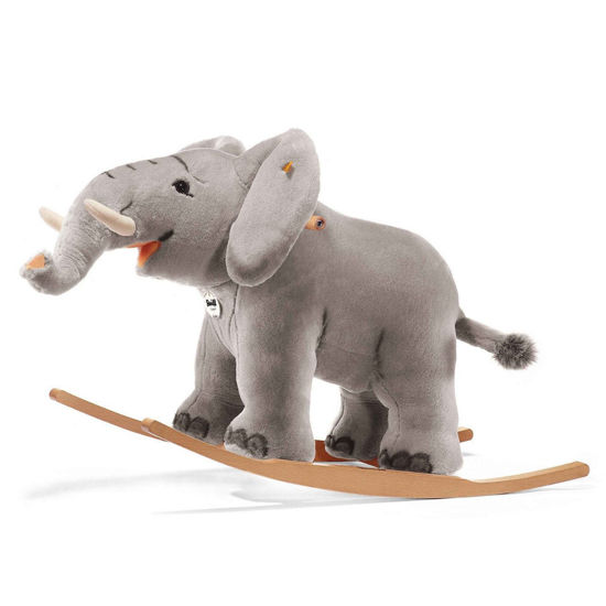 Trampili Rocking Elephant, Gray by Steiff