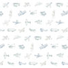 Airplanes Organic Cotton Magnetic Footie by Magnetic Me
