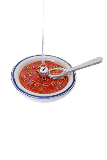 Very Merry Alphabet Soup Ornament by Cody Foster