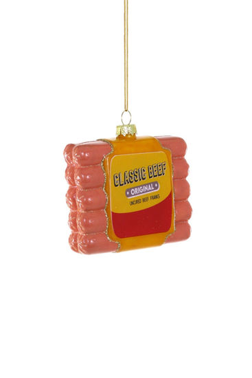 Packaged Hot Dogs Ornament by Cody Foster