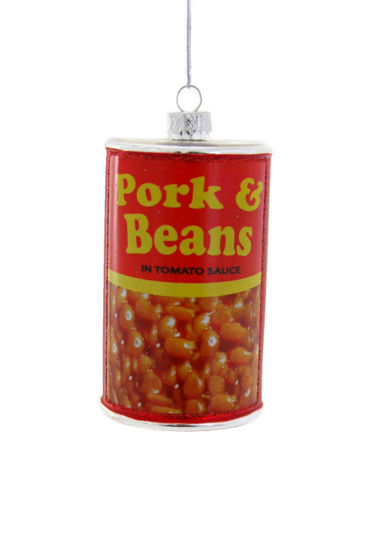 Pork and Beans Can Ornament by Cody Foster