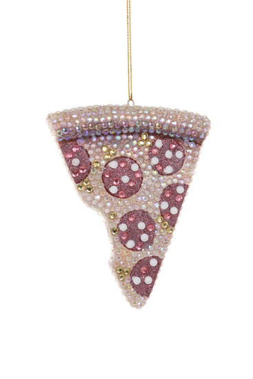 Jeweled Pizza Ornament by Cody Foster