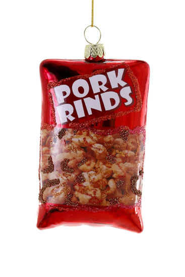 Pork Rinds Bag Ornament by Cody Foster