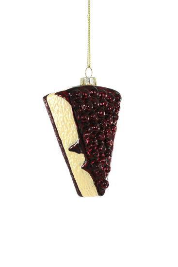 Blueberry Cheesecake Slice Ornament by Cody Foster