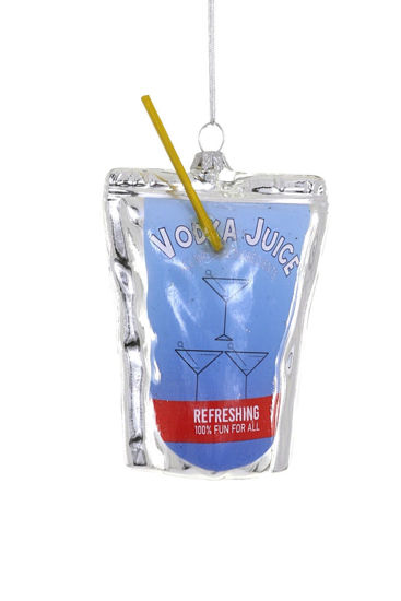 Vodka Juice Pouch Ornament by Cody Foster