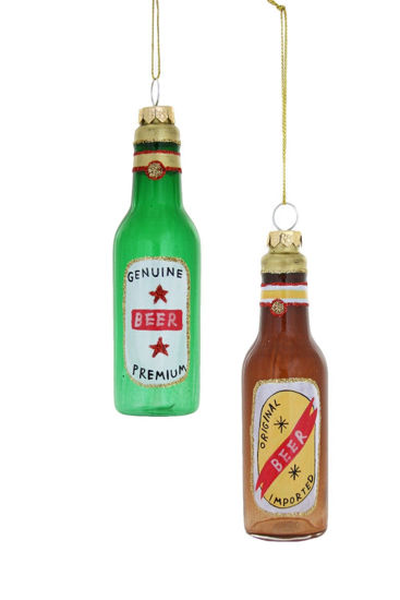 Bottled Beer Ornament Assorted by Cody Foster