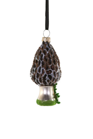 Large Morel Mushroom Ornament by Cody Foster