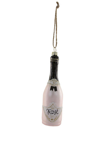 Bottle of Rose Ornament by Cody Foster