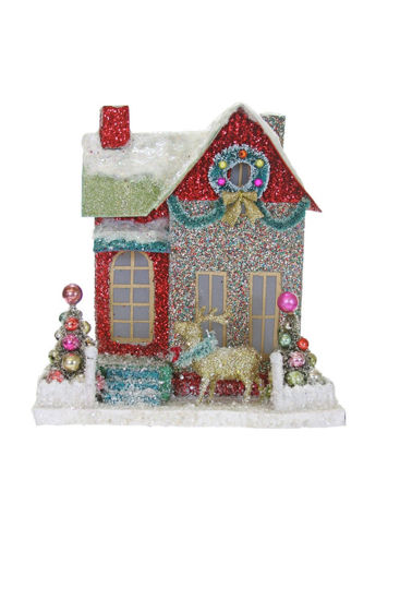 Merry & Bright Glitter Cottage by Cody Foster