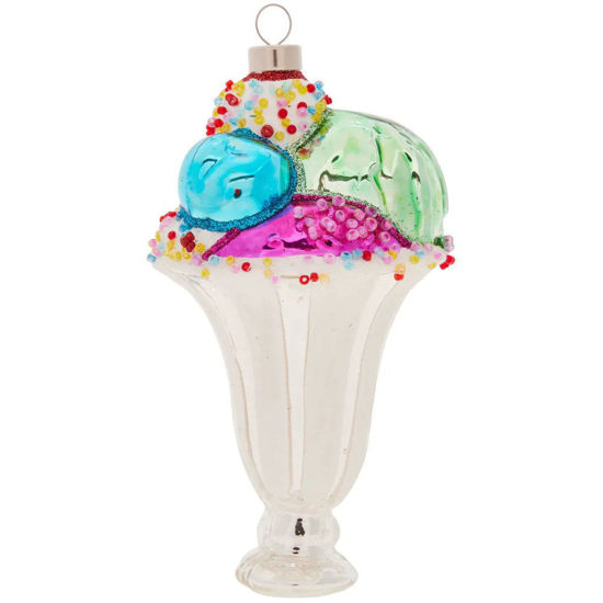 Ice Cream Sundae Ornament by Kat + Annie