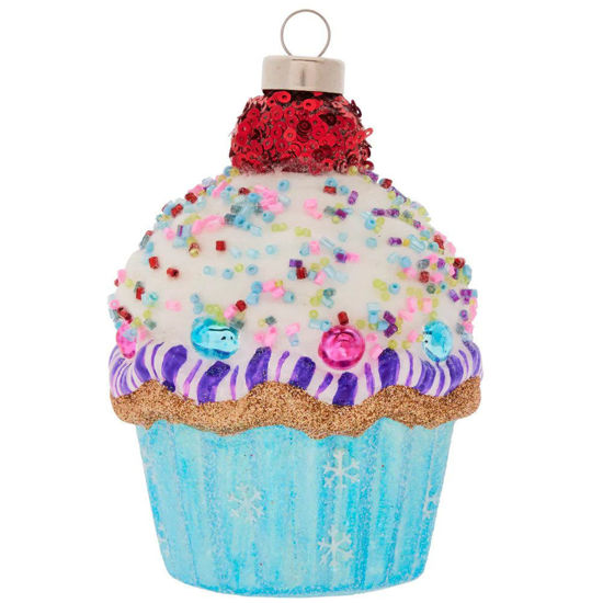 Sparkly Sprinkle Cupcake Ornament by Kat + Annie