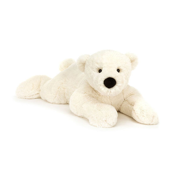 Perry Polar Bear (Lying) by Jellycat
