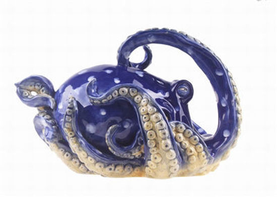 Blue Octopus Teapot by Blue Sky Clayworks