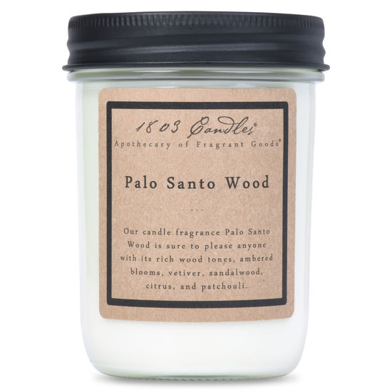 Palo Santo Wood Jar by 1803 Candles