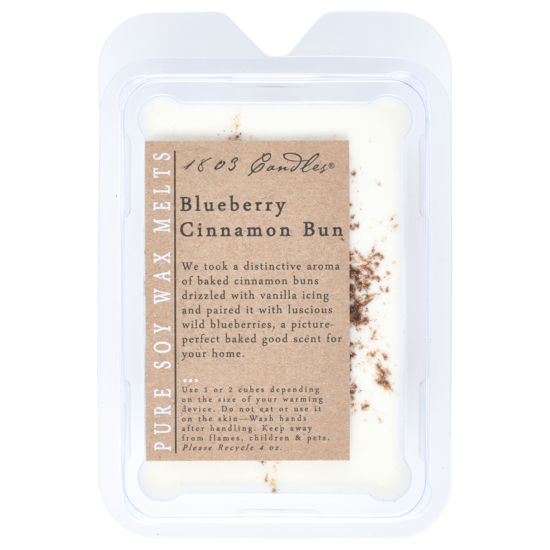 Blueberry Cinnamon Bun Melters by 1803 Candles
