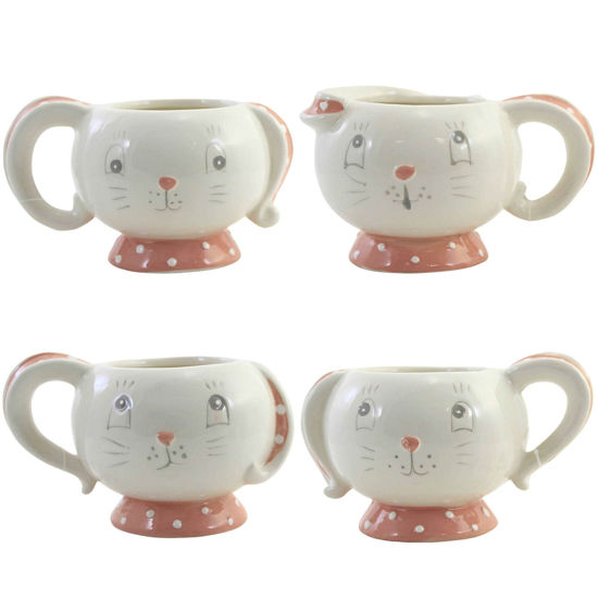 Dol Easter Dottie 10oz Tea Cups Set of 4 by Transpac