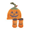 Jack-O-Lantern Hat & Sock Set by Mudpie