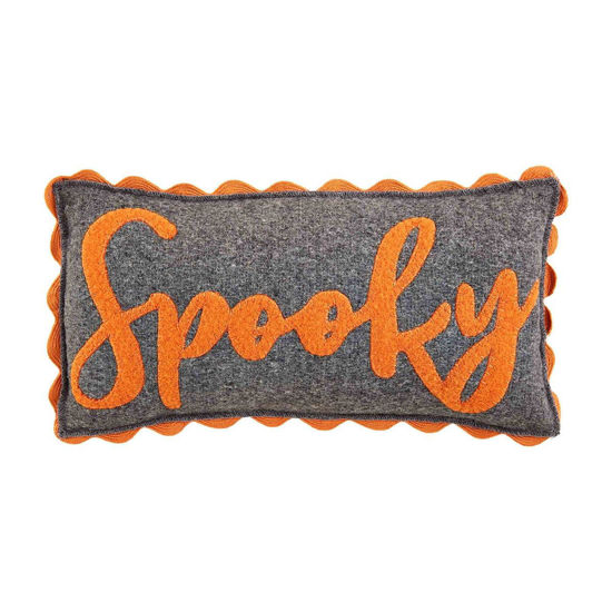 Spooky Felt Halloween Pillow by Mudpie