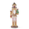 Glittered Resin Gingerbread Soldiers Set of 2 by K & K Interiors