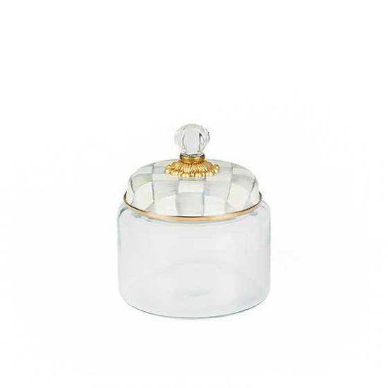 Sterling Check Kitchen Canister - Small by MacKenzie-Childs