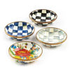 Sterling Check Enamel Dipping Bowl by MacKenzie-Childs