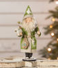 Vintage Santa in Green Small by Bethany Lowe
