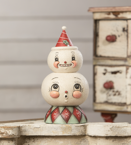 Frosty Finial Stack Container by Bethany Lowe