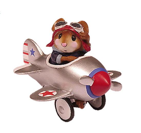 Pedal Plane M-309 (Silver) By Wee Forest Folk®