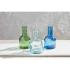 Clear Short Glass Vase by Mudpie