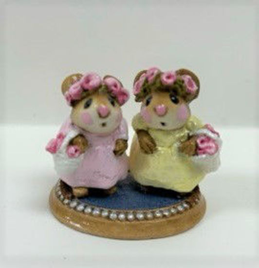 The Flower Girls (Pink & Yellow) C-04 by Wee Forest Folk®
