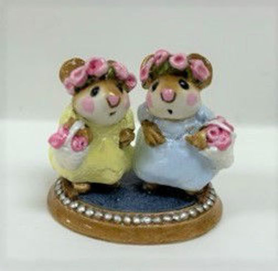The Flower Girls (Yellow & Blue) C-04 by Wee Forest Folk®
