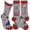Awesome Barber Socks by Primitives by Kathy