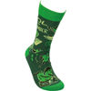 Cool As A Cucumber Socks by Primitives by Kathy