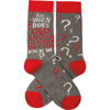 When Does Old Enough To Know Better Socks by Primitives by Kathy