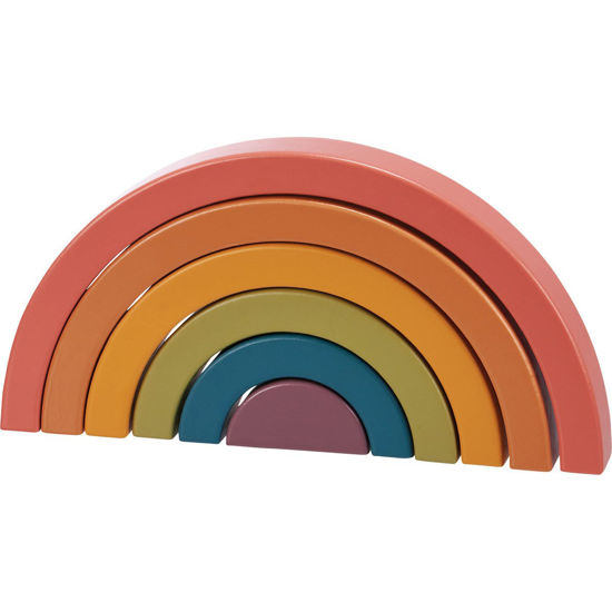 Rainbow Nesting Puzzle by Primitives by Kathy