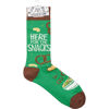 Here For The Snacks Socks by Primitives by Kathy