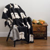 Ghosts Throw Blanket by Primitives by Kathy