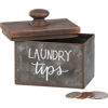 Dryer Sheets Laundry Tips Bin Set by Primitives by Kathy