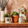 Flower Market Large Canister - White by MacKenzie-Childs