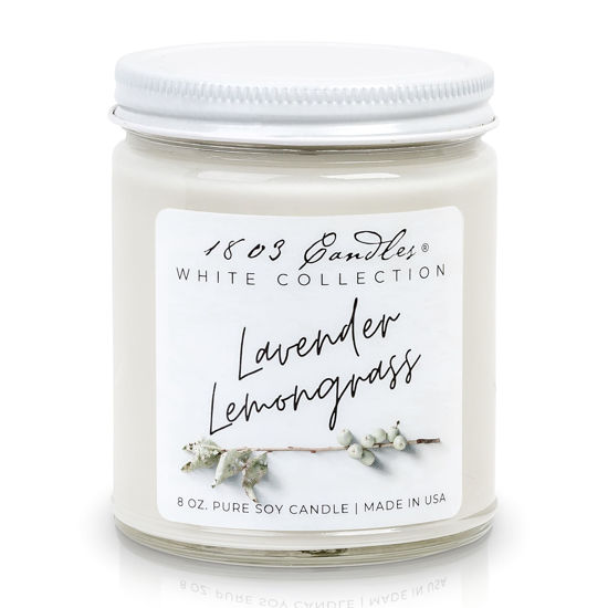 Lavender Lemongrass Soy Candle by 1803 Candles